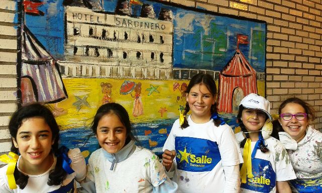 Pintando el Pasaje de Peñas